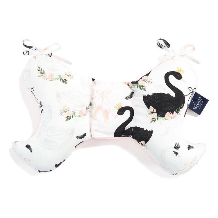 MOONLIGHT SWAN ANTISHAKE PILLOW ANGEL'S WINGS (POWDER PINK)