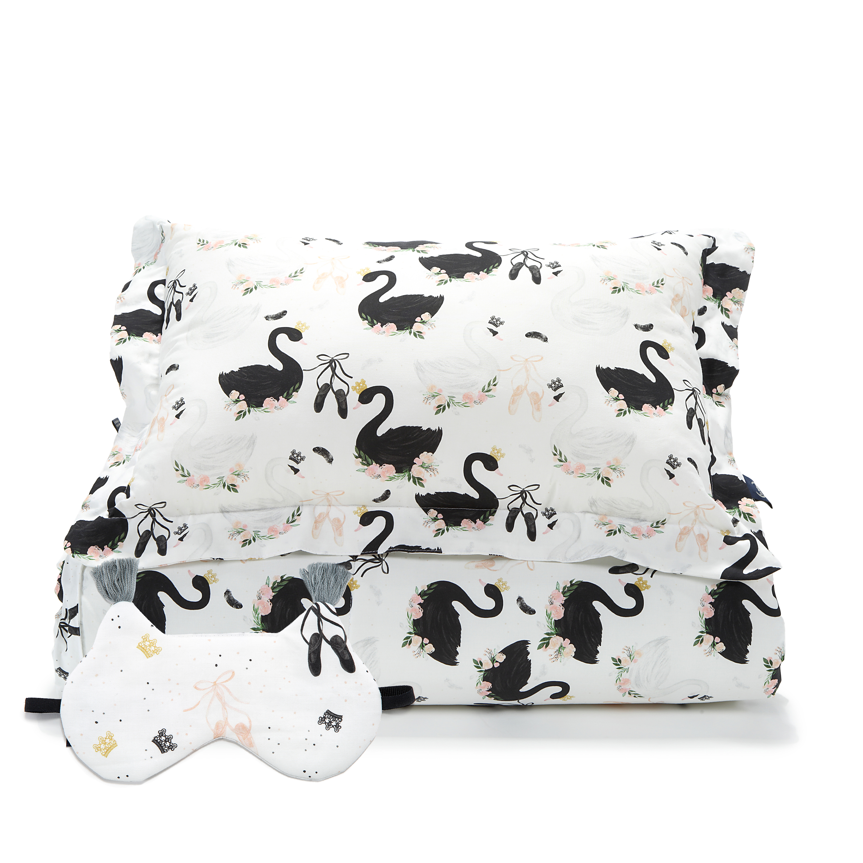 MOONLIGHT SWAN & SWAN LAKE BEDDING WITH FEELING "XL"