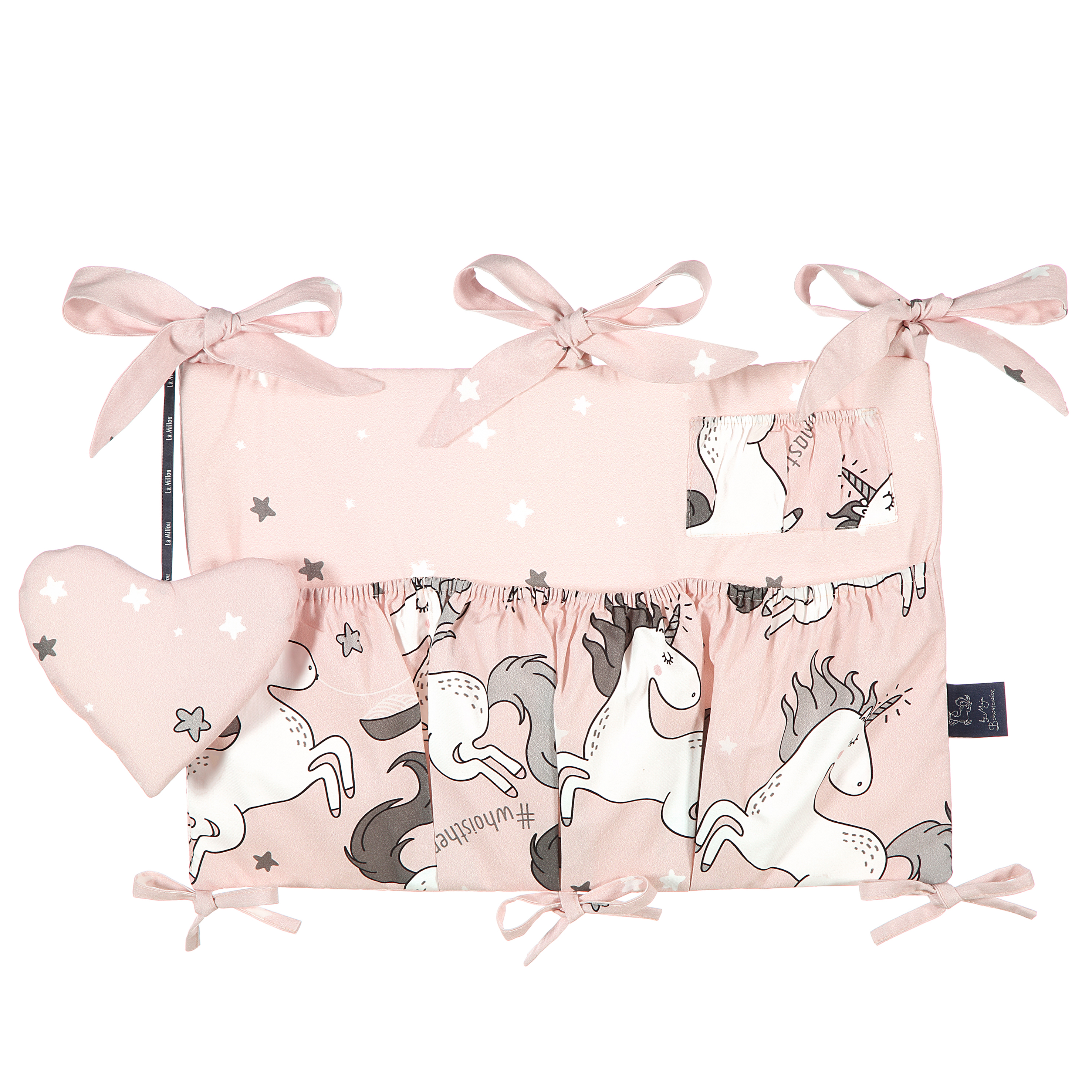 UNICORN SUGAR BEBE COT ORGANISER