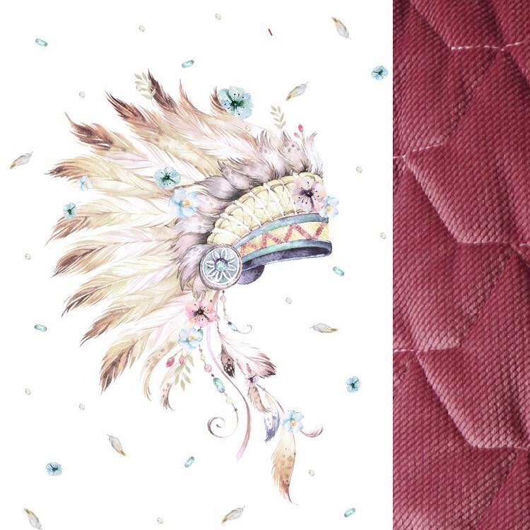 NAVAHO QUARTZ BLANKET 140X200 (MULBERRY)