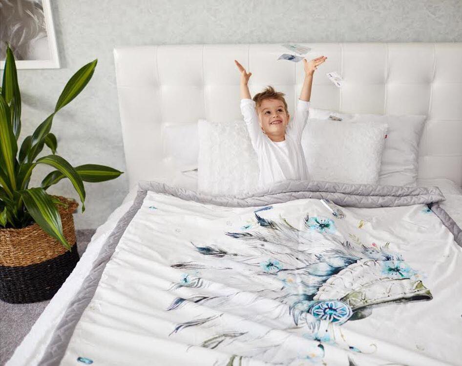 NAVAHO QUARTZ BLANKET 140X200 (GREY)