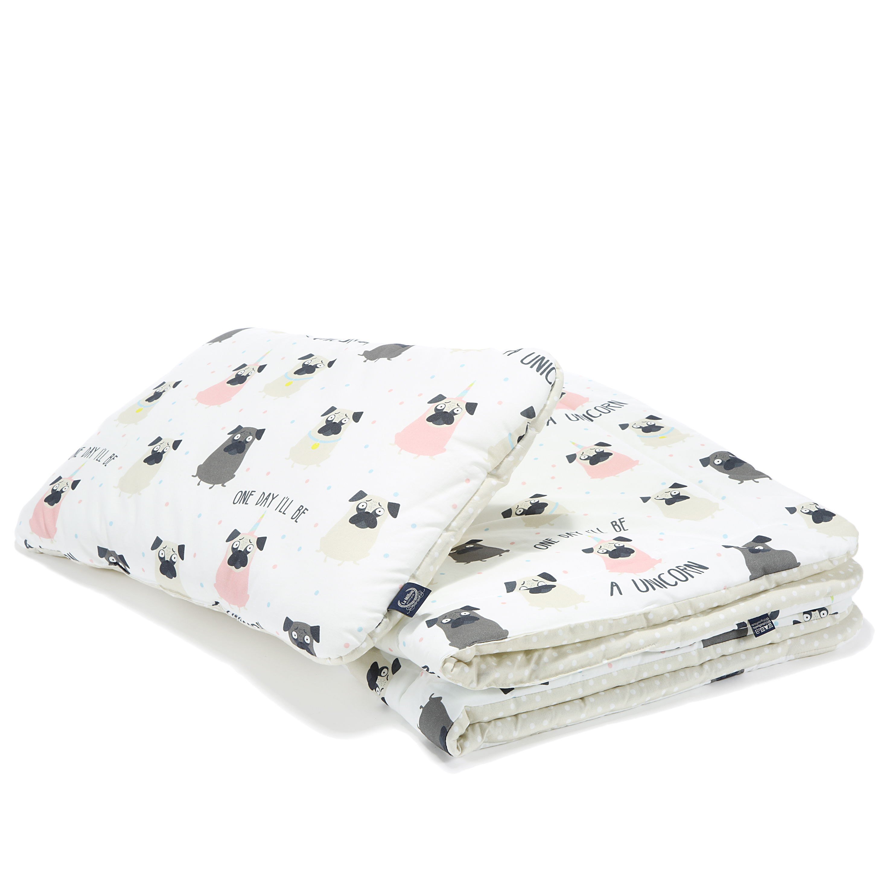 DOGGY UNICORN BEDDING WITH FILLING TODDLER "M"