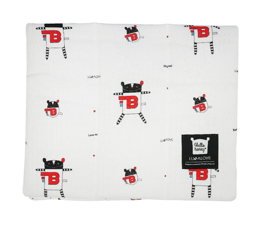 MR B LIGHT MUSLIN BLANKET