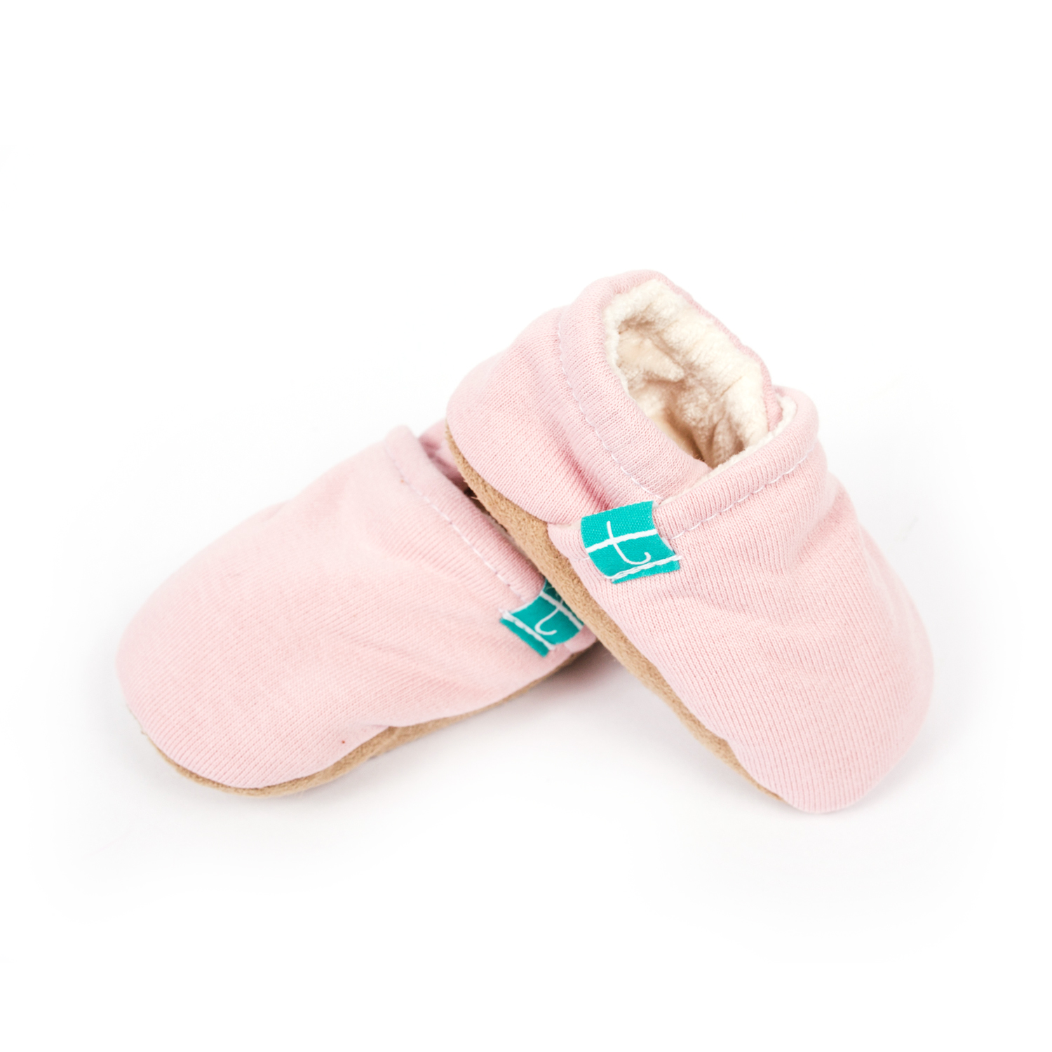 TITOT SLIPPERS BLUSH PINK 9-12 MONTHS