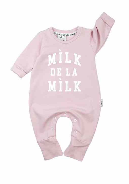 MILK DE LA MILK ROMPER (PINK) 6-12 MONTHS
