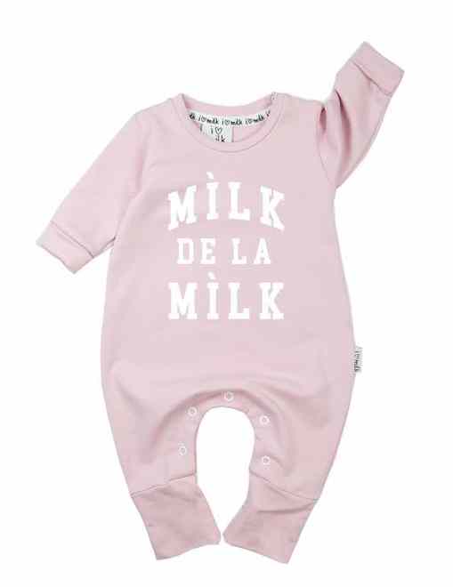 MILK DE LA MILK ROMPER (PINK) 3-6 MONTHS