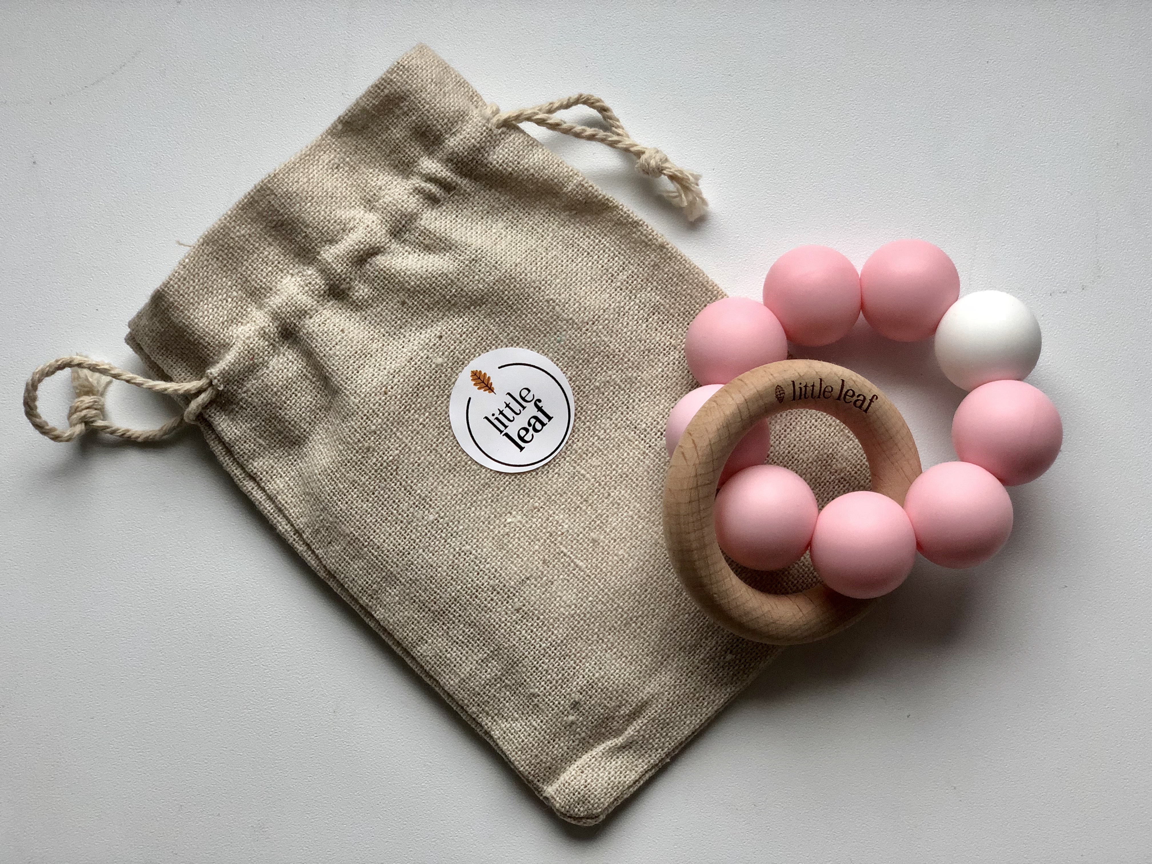 Little Leaf Ringball (pink)