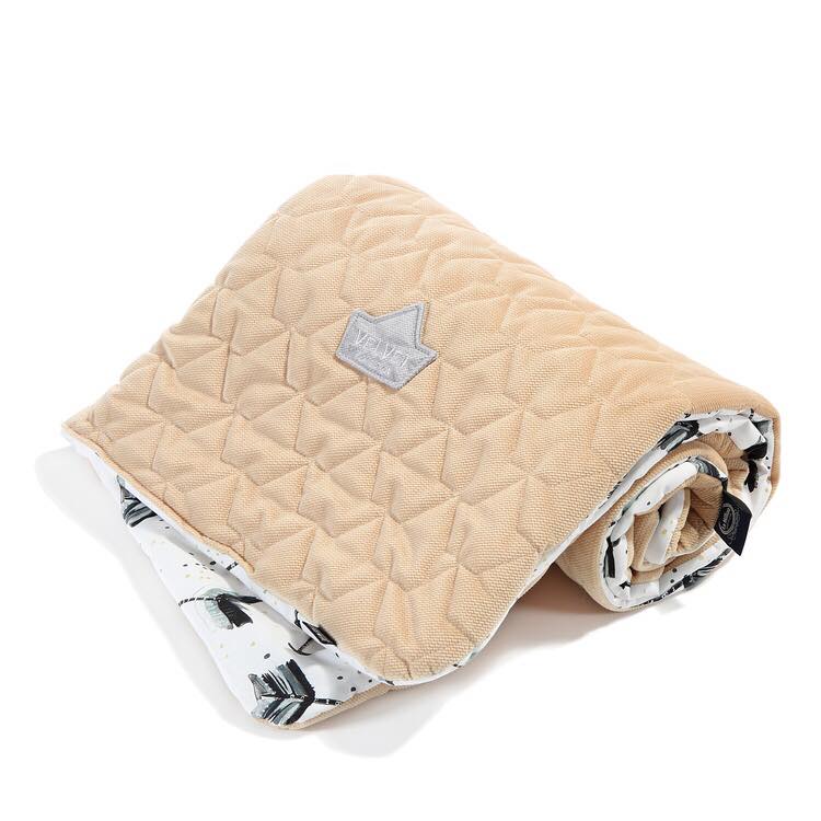 BOHO ROYAL ARROWS SLIM BLANKET 110x1140 (VANILA)