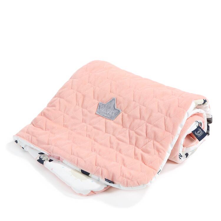 DOGGY UNICORN SLIM BLANKET 110x1140 (POWDER PINK)
