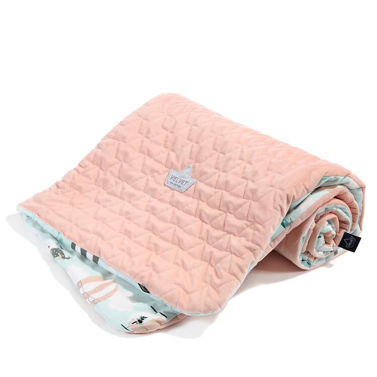MISS CLOUDY BLANKET (THE PRESCHOOLER) POWDER PINK