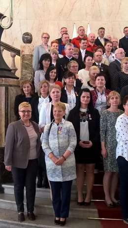 Uroczystość wręczenia medali