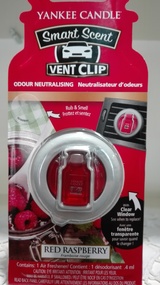 YANKEE CANDLE Zapach do samochodu Smart Scent™ Vent Clips - Red Raspberry