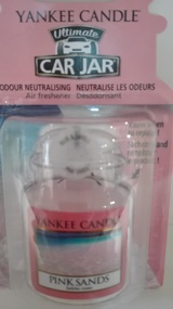 Zapach Yankee do auta Pink Sands.Imitacja dużego słoiczka Yankee