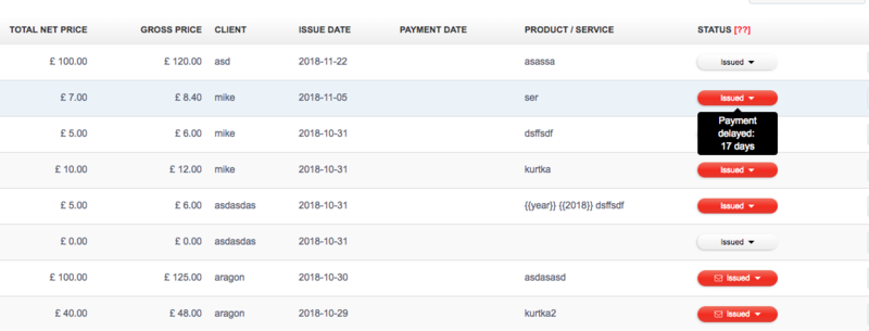 InvoiceOcean invoice panel