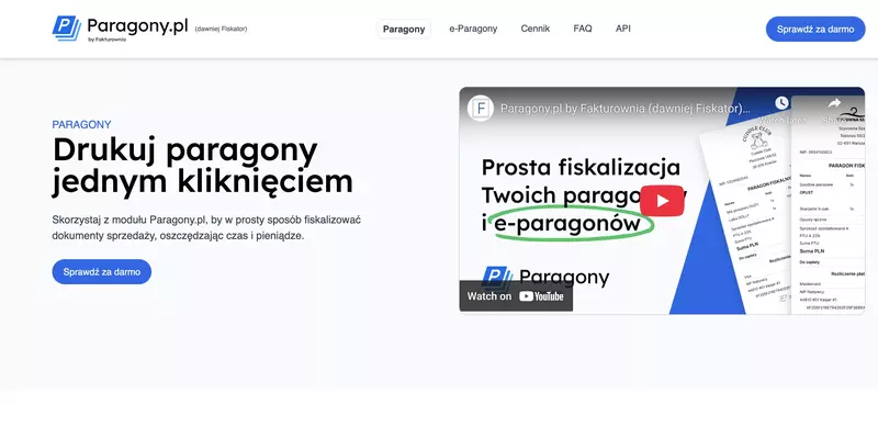Paragony.pl - moduł do wydruków fiskalnych 