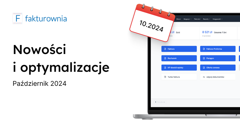 Nowości i optymalizacje: październik 2024