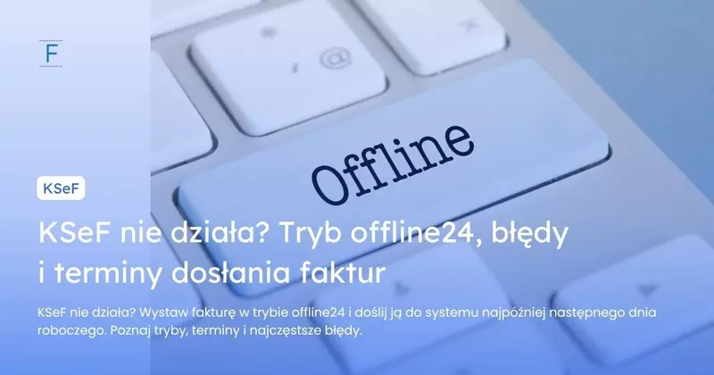 Klawiatura komputera z przyciskiem offline zamiast shiftu