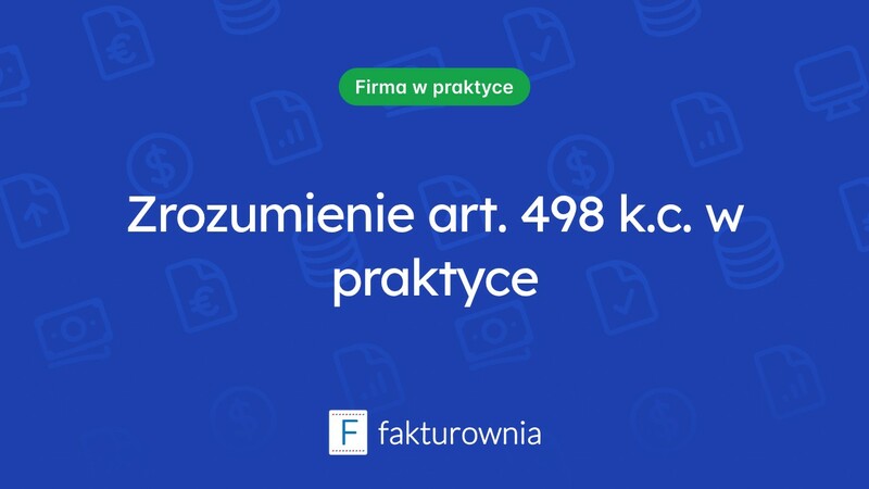 Co warto wiedzieć o art. 498 kc w polskim prawie?