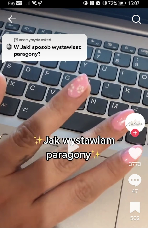 Program partnerski Fakturowni - tiktok