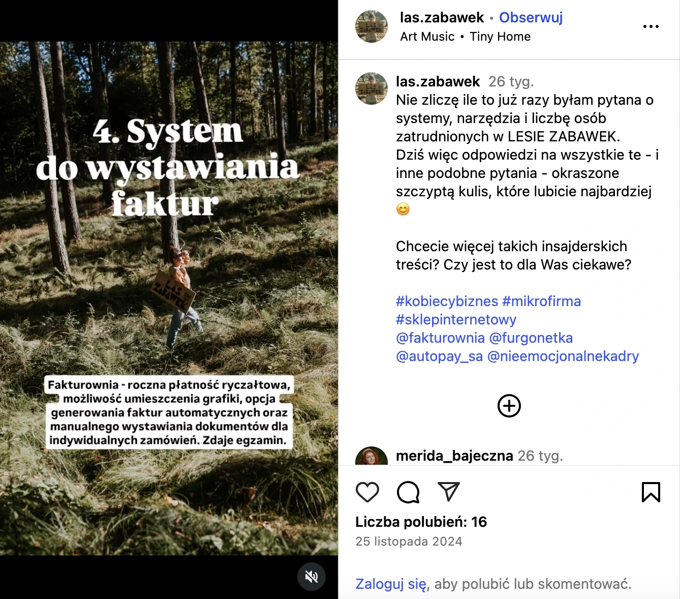 Rolka promująca program partnerski Fakturowni – więcej inspiracji
