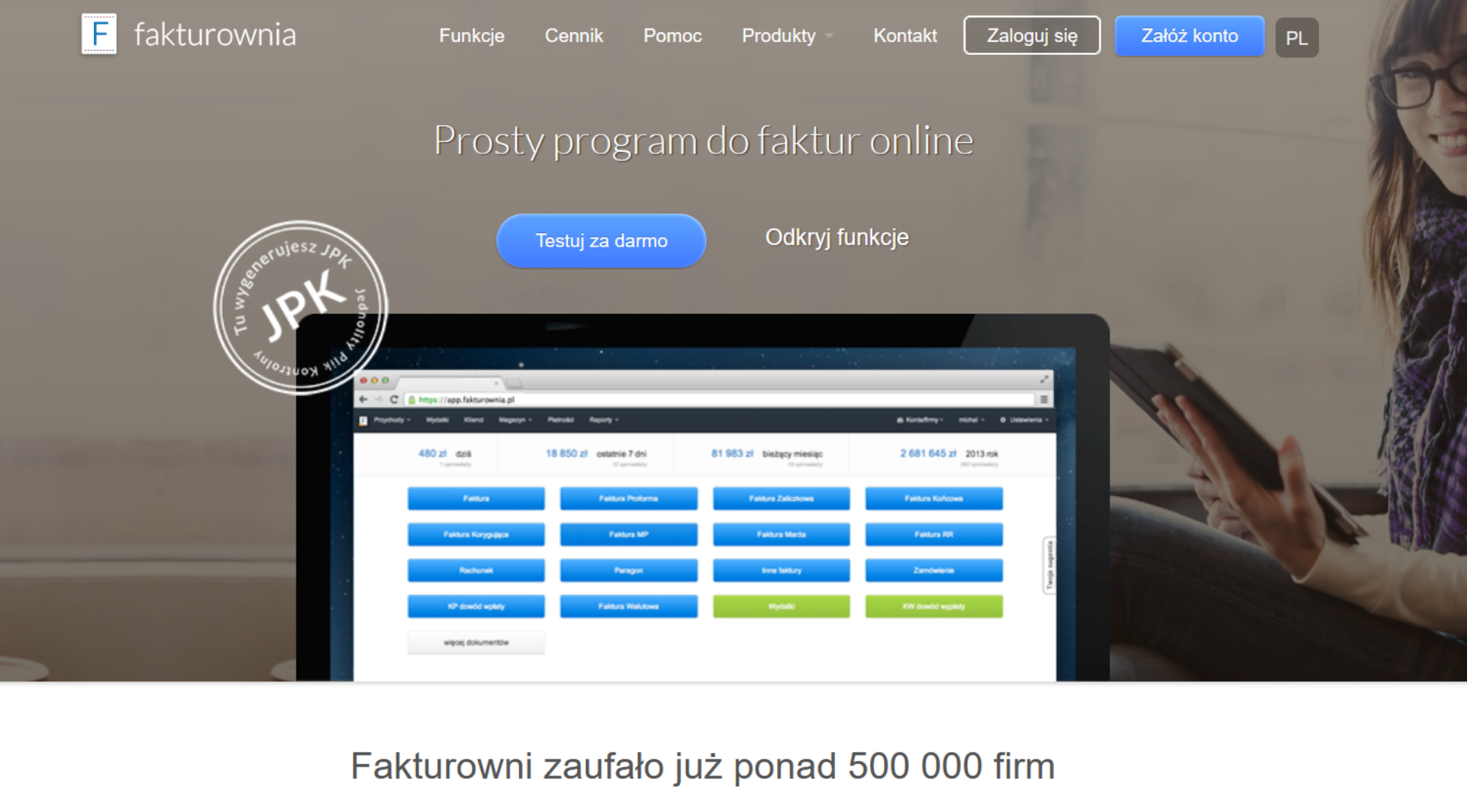 Fakturownia.pl prosty program do fakturowania