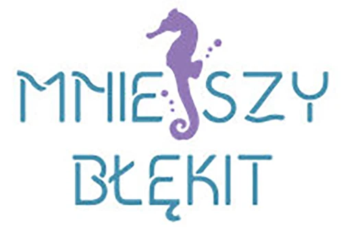 Logo fundacji Mniejszy Błękit