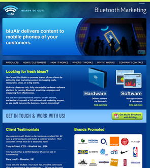 Bluair, Bluetooth Marketing