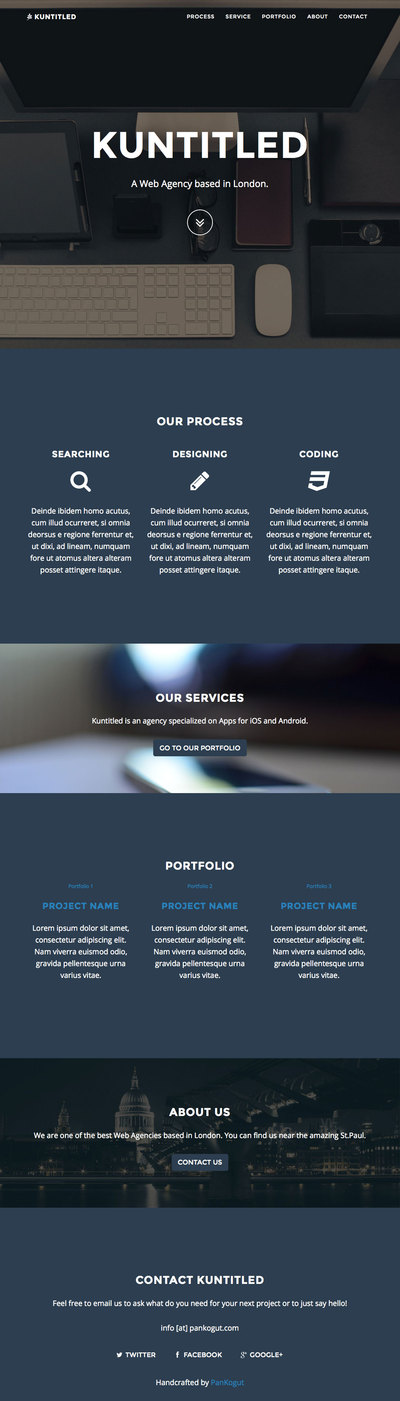 Kuntitled-responsive-one-page