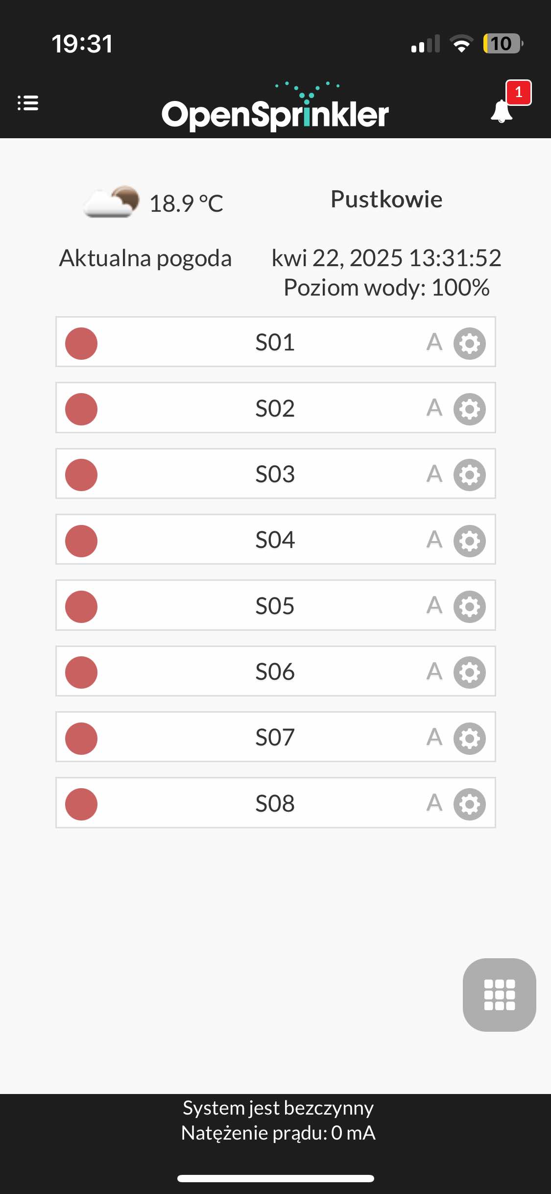 Testowanie z aplikacji mobilnej