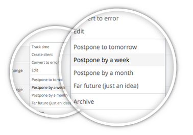 Postpone tasks