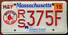 Massachusetts 2015 - BOSTON RED SOX