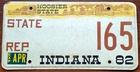 Indiana 1982 - urzędowa