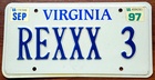 Virginia 1997 REXXX3