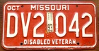 Missouri Disabled Veteran