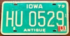 Iowa 1981 Antique Car
