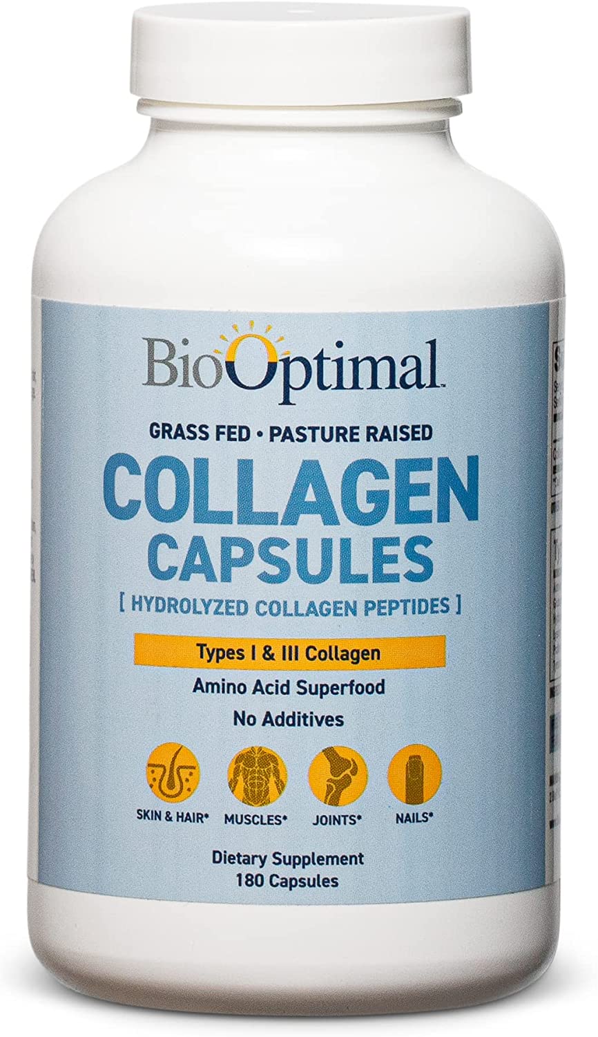 BioOptimal Multi-Collagen Supplement Capsules