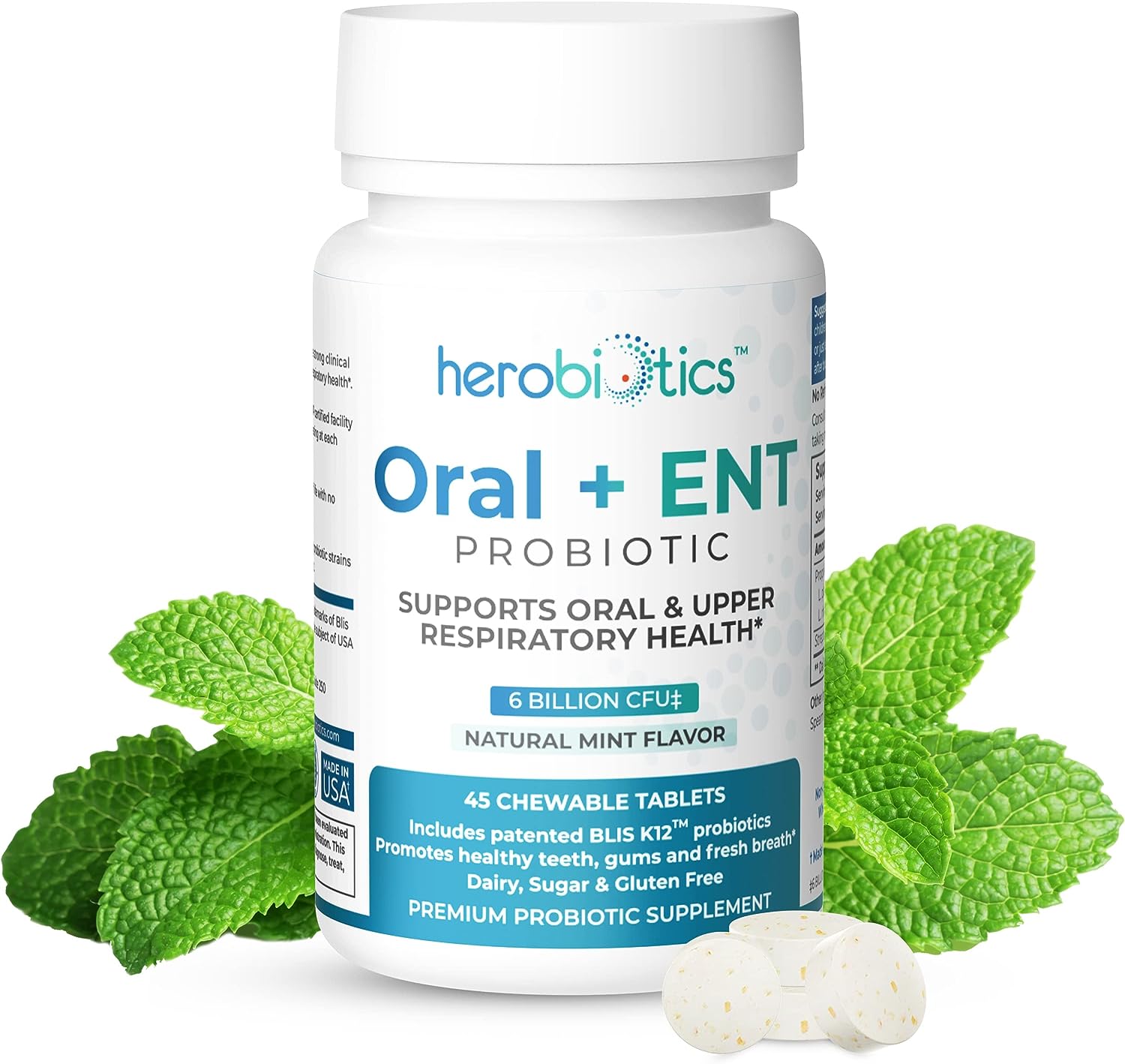 Herobiotics Oral + ENT Probiotic