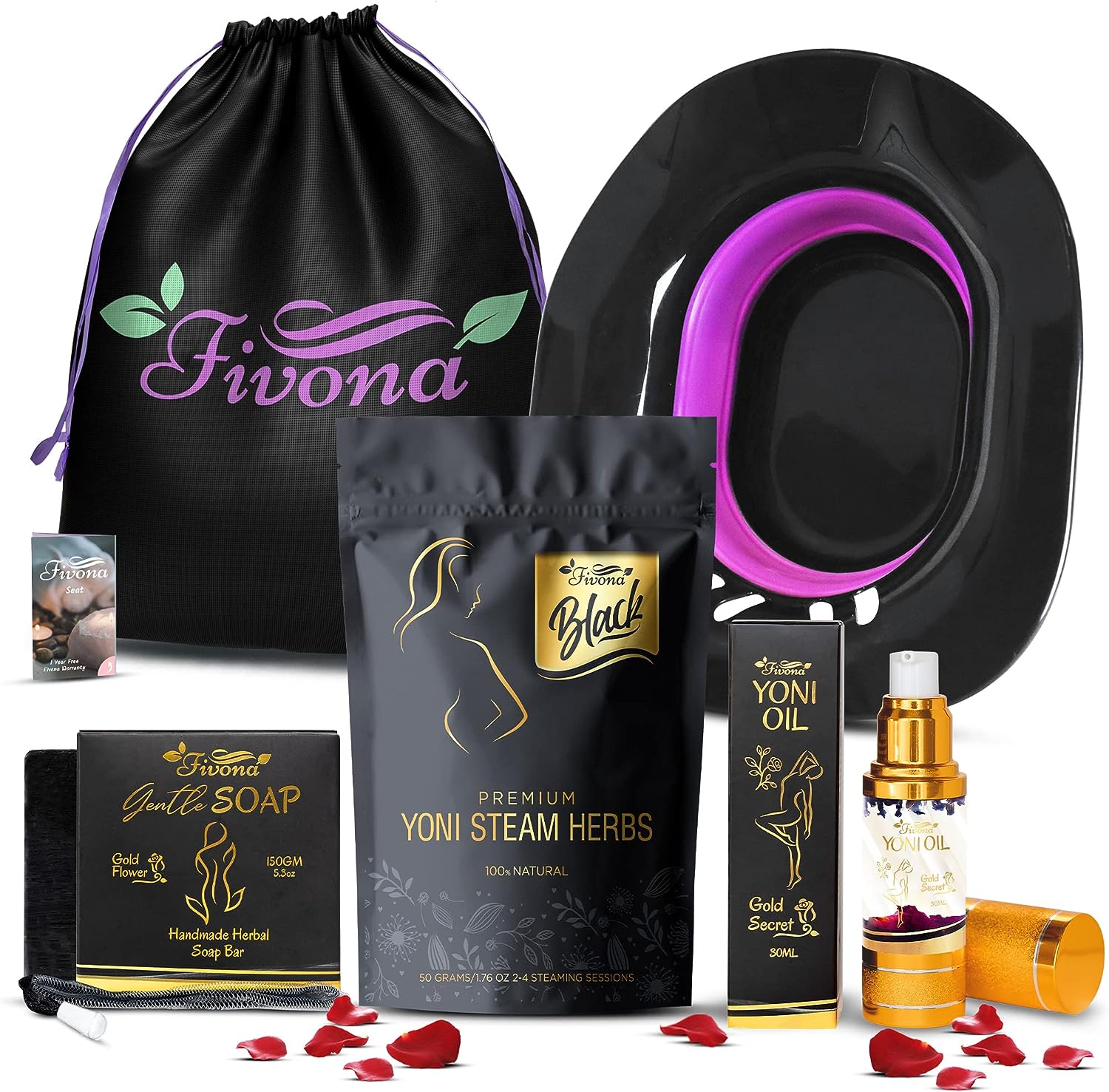 Fivona Premium 5-in-1 Yoni Care Kit