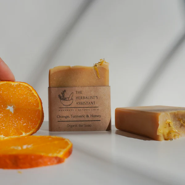 orange-turmeric-honey-bar-soap