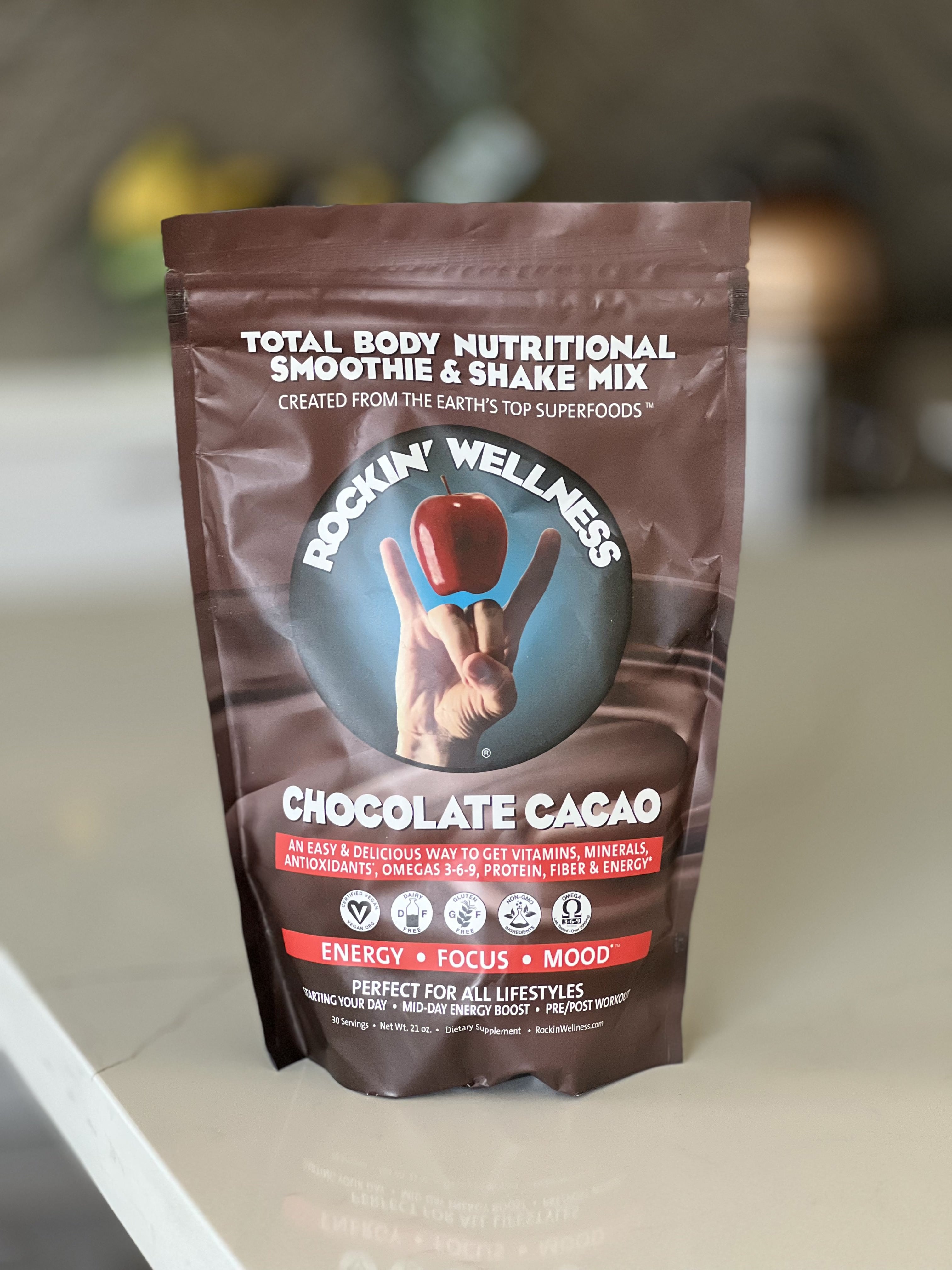 Rockin’ Wellness Chocolate Nutritional Mix