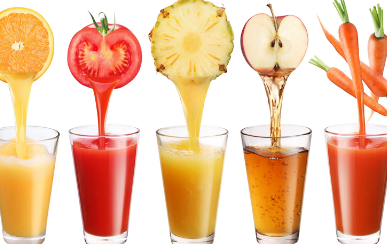 A Glass of juice for a good health