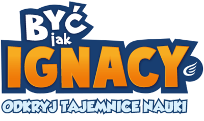 Logo akcji z napisem "Być jak Ignacy"