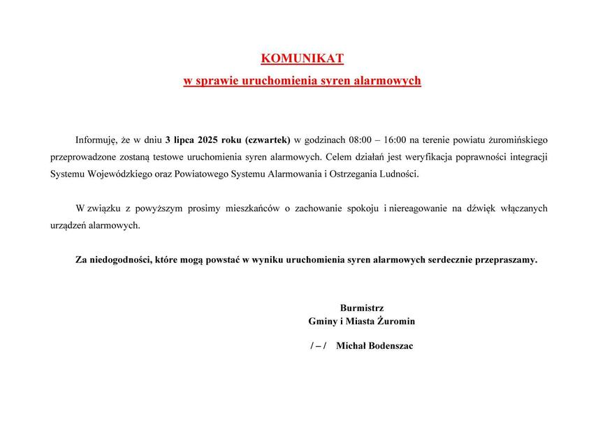 KOMUNIKAT w sprawie włączenia syren alarmowych .jpg